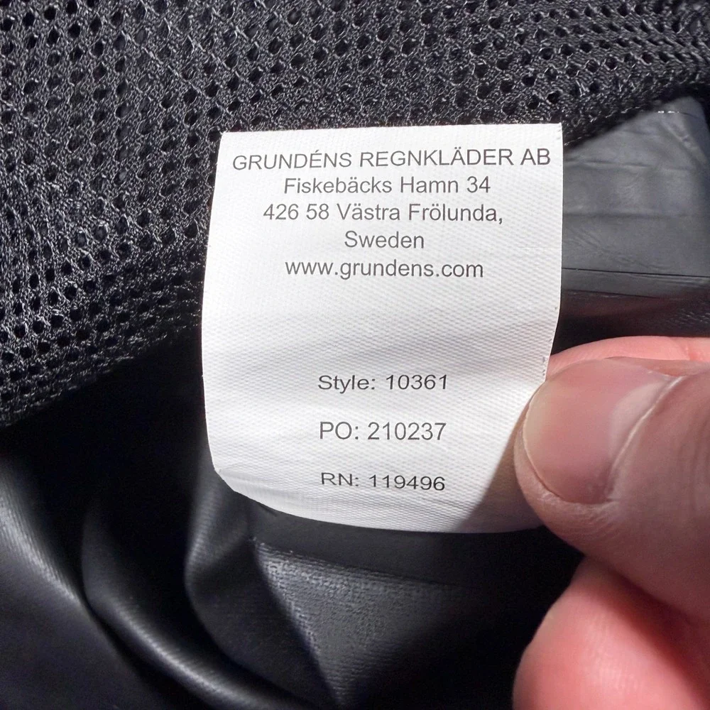 Grundens Weather Watch Jacket Men Medium Blue Hooded Full Zip Waterproof 10361